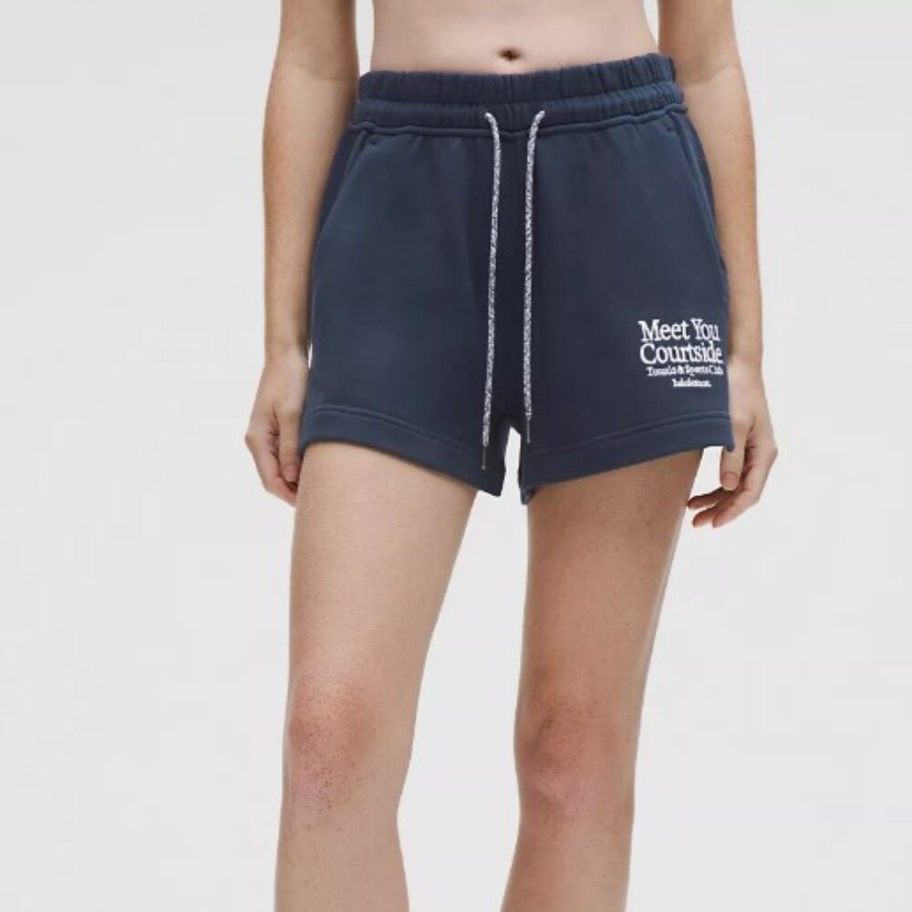 Mid-Rise Tennis Short Graphic